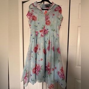 Hell Bunny Vixen Bloomsbury Dress 3X
